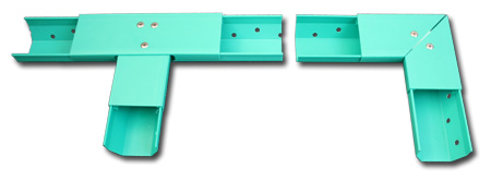 Drainage channel corner pieces and T pieces