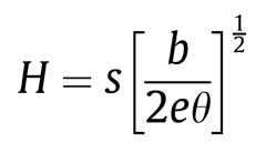 Rising damp equation