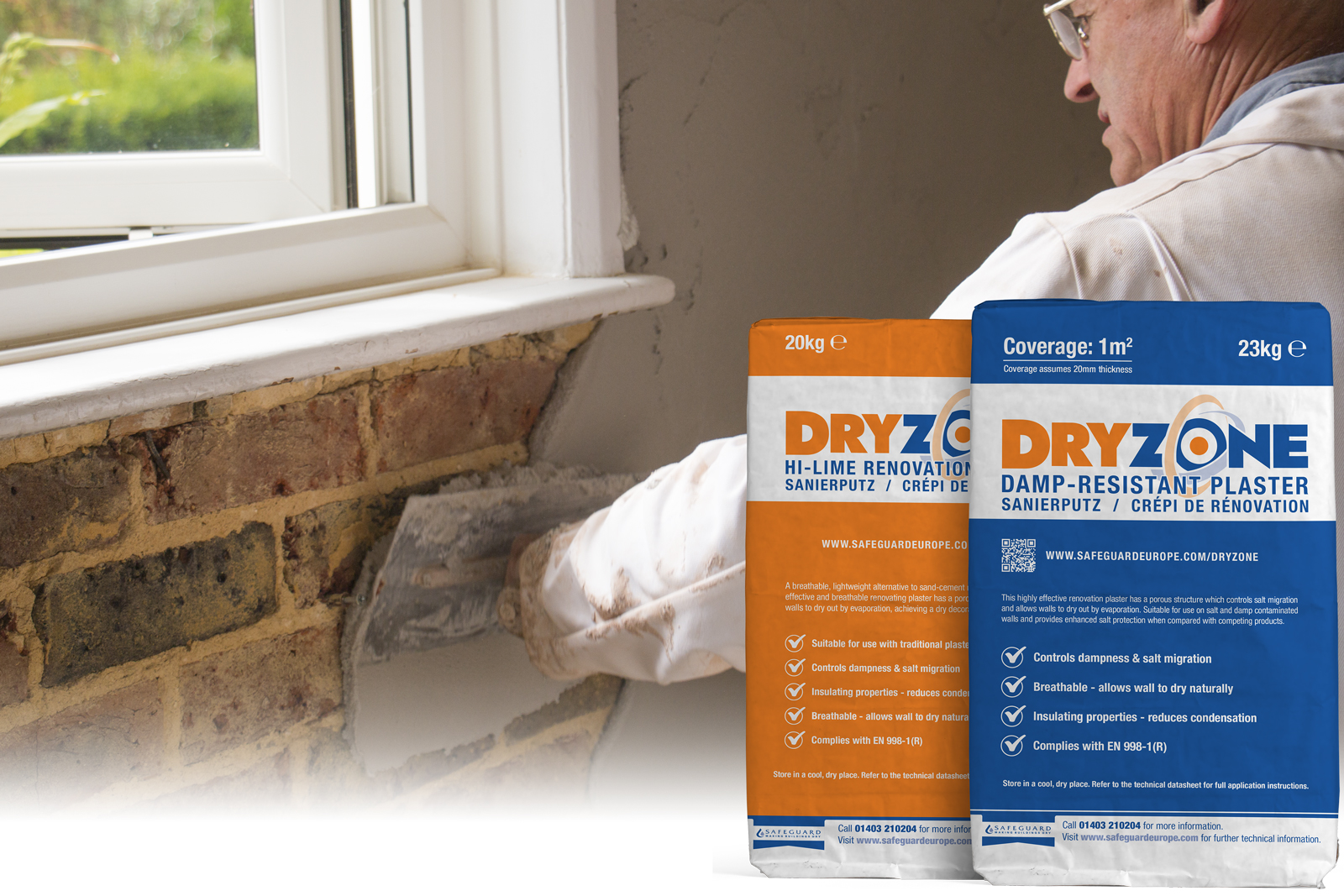 Dryzone Renovation Plasters