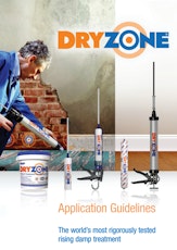 Dryzone Damp Proofing Cream Application Guidelines