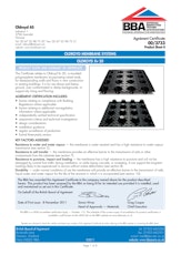 Oldroyd Xv 20 Cavity Drainage Membrane Bba Certificate