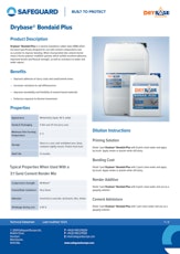 Drybase Bondaid Plus Datasheet