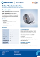 Drybase Construction Tape Datasheet