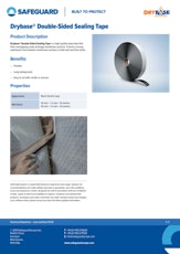 Drybase Double Sided Sealing Tape Datasheet