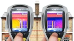 FLIR contrast between a Stormdry house and an untreated home