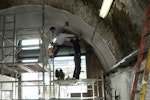 Waterproofing arches with Oldroyd Xv Clear Cavity Drainage Membrane