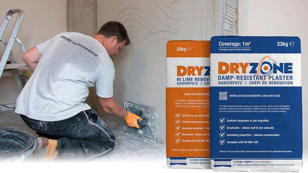 New Damp Resistant Plasters Complete The Dryzone System Range