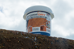 Stormdry Masonry Protection Cream Tub Atop Ferring Pillbox