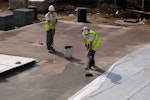 Vandex Super application to the slab surface