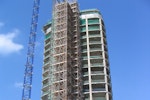 Tower during construction