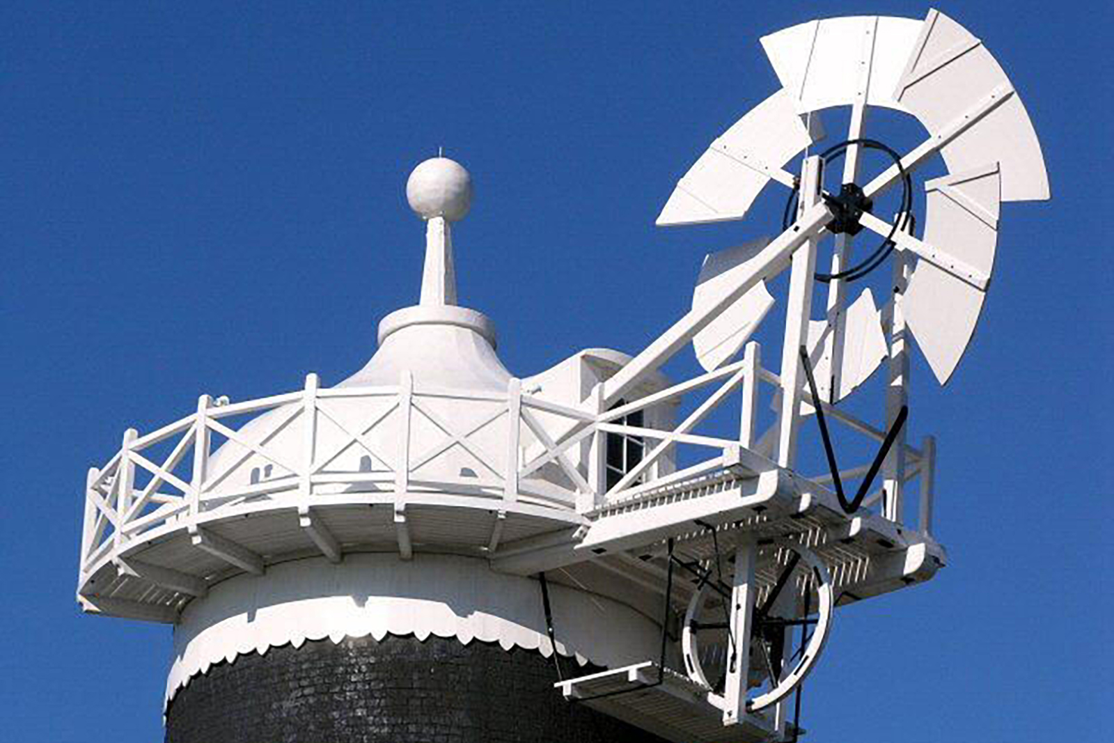 The windmill cap from outside