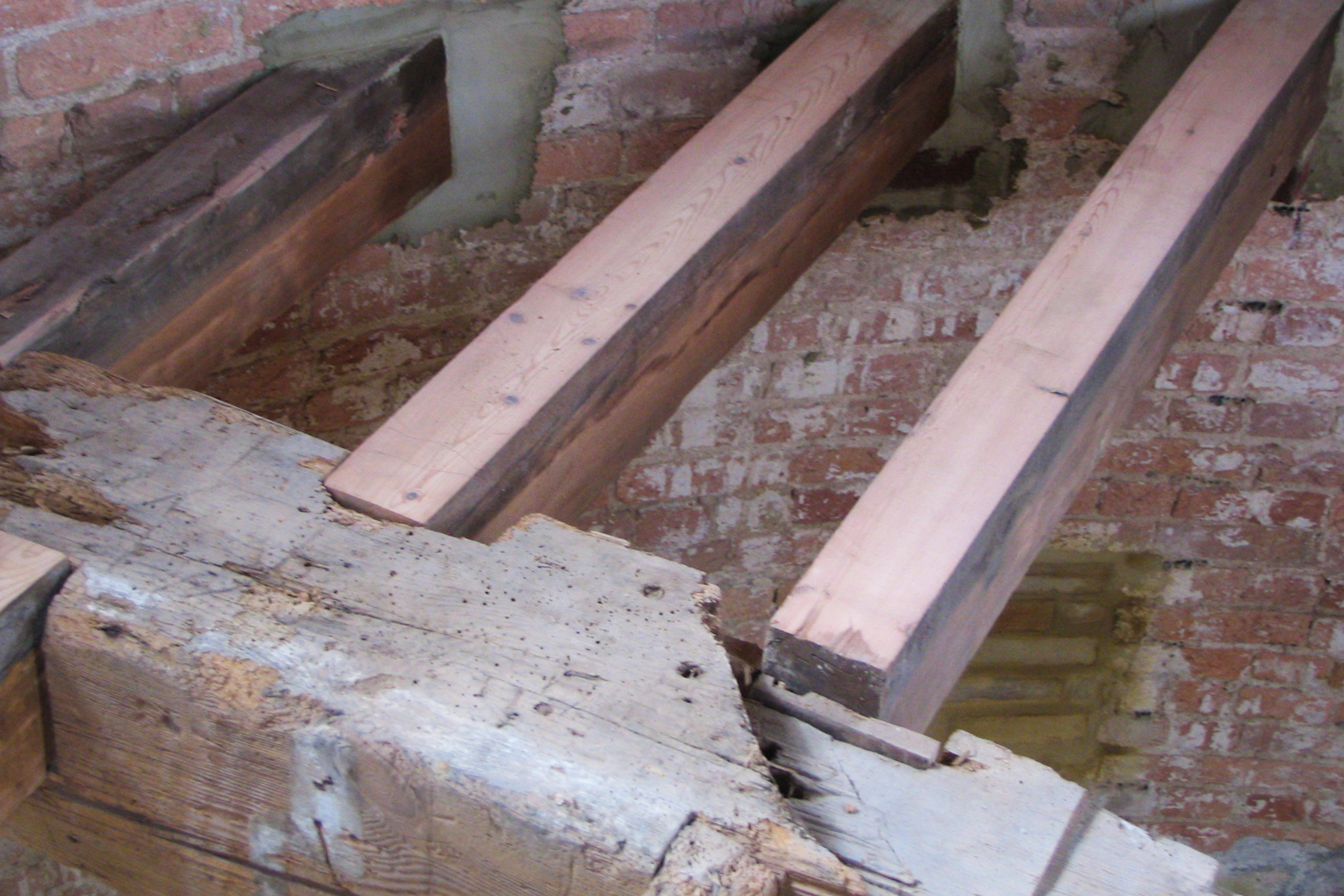 Some timbers needed to be replaced