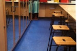 The refurbished floor at the Isle of Man school