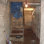 Stairs before cellar conversion
