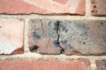 Cracked brickwork