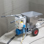 Choosing a suitable fine mortar spraying device