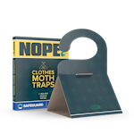 Nope! Clothes Moth Traps box and opened trap.