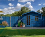 Roxil Coloured Preserver Cobalt Blue Garden Scene