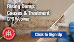 Rising Damp: Causes and Treatment - RIBA-approved CPD Webinar